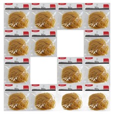 M&G STATIONERY 晨光文具 橡皮筋 橡皮圈 45 x 1.5mm 30g, 黃色, 14個