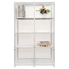 elelliving 組合式多用途收納箱, 1個, 白色 8格