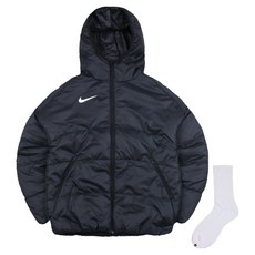 Nike 男款 Therma-FIT Academy Pro 鋪棉外套 FD7702-010 +Welldone 襪子套組