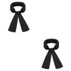 戶外活動時需要的頸部運動頭巾 長, 2條, 黑色