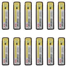 엠앤지 하이 폴리머 샤프심 B, 12개, 0.5mm