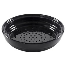 TACKAON 砂鍋燉鍋蒸網 黑色 M, 26cm, 1個