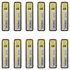 M&G STATIONERY 晨光文具 高分子自動鉛筆芯 2B, 12個, 0.7mm