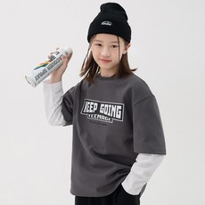 TEEN FLOW 青少年用Keep Going層次T恤