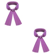戶外活動時需要的頸部運動頭巾 長, 2條, 紫色