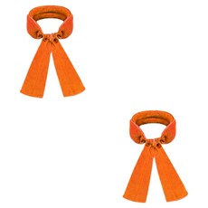 戶外活動時需要的頸部運動頭巾 長, 2條, 橘色