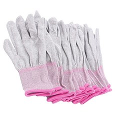 JIAHON 嘉鴻牌 碳纖維手套芯/合手型棉紗加碳纖維絲手套 S, 10套, 灰色