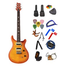PRS SE 2025 Custom 24-08 + 구성품 10종 세트, Vintage Sunburst, 1세트, C844VS