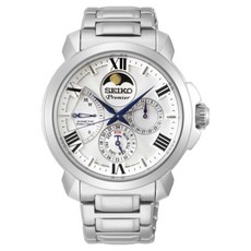 Seiko 精工 Premier 人動電能月相男錶