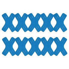 벨리안 엑스커팅 스포츠 테이프 10p 스카이블루, 1세트