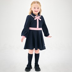 JELISPOON 兒童愛心鈕扣傘狀洋裝