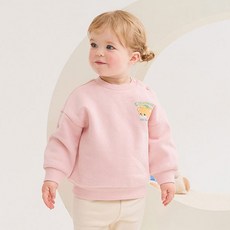 Milk Baby 兒童可愛小熊刷毛大學T恤