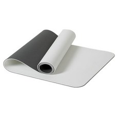 헬스럽 TPE 논슬립 양면 요가매트 6mm, 다크 그레이, 1개