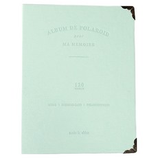 Eumes 拍立得相片卡120張收納相簿, 薄荷綠, 20張