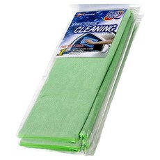 캉가루 이지텍스 초극세사 자동차 유리 세정용 타올 2p, 그린, 1개