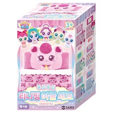 캐치티니핑 폭신폭신 티니핑 이불세트 서프라이즈 박스 인형, 11cm, 랜덤 발송, 1개