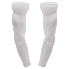 Under Armour 安德瑪 中性 UA 袖套組 1387745-014, 1套, 白色