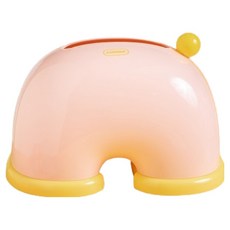 Rich Ssalbong 可愛屁股方形面紙盒, 淺粉色