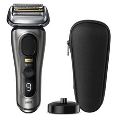 BRAUN 百靈 旗艦9系PRO+ 電動刮鬍刀 附旅行收納盒 + 充電座, 9515s, 霧面銀