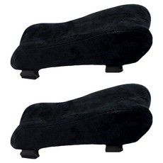 lovinglab 記憶棉弧形椅用扶手墊 2入, 黑色