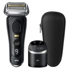 BRAUN 百靈 旗艦9系PRO+ 電動刮鬍刀 附收納盒 + 智慧清潔充電座, 9560cc, 霧面黑