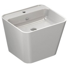 두진 L40S 사각 반다리 일체형 욕실 세면기 빙문설치, 혼합색상