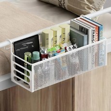 파르바 침대 옆 수납 정리 걸이형 행거 대형, 화이트, 1개