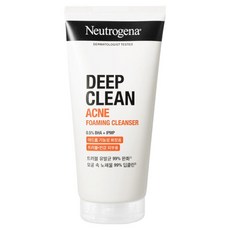 Neutrogena 弱酸性抗痘泡沫洗面乳, 150g, 1個