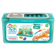골리앗 젤리블록스 플레이 그라운드 스토리지 박스, 혼합색상, 1개