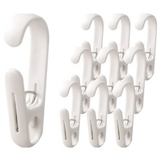 디오셀 후크 빨래집게, 화이트, 10개