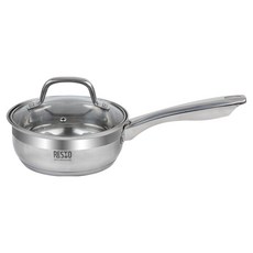RESTO Libra 電磁爐單柄鍋 92001, 銀色, 1個, 16cm