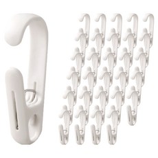 디오셀 후크 빨래집게, 화이트, 30개