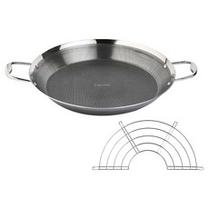 Cookcell IH第7代陶瓷黑金版西班牙燉飯多功能鍋, 1個, 39cm