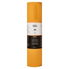 가네샤요가프랍스 피트니스 스탠다드 TPE 요가 매트 10mm, Energy Yellow, 1개