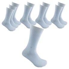 AQUASCUTUM 男士運動無氣墊正裝襪, 10個, 素面白