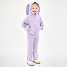 JELISPOON 兔子半短版連帽上下套裝