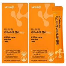 極限藤黃果果凍身材管理輔助劑 14條, 2個, 280g