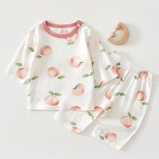 STARDOOR 嬰幼兒水果純棉居家服上衣+下身套裝