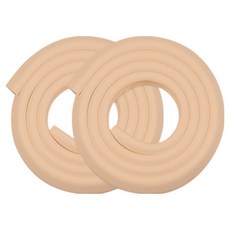 aguard 嬰幼兒用高級型邊角防撞條, 米色, 2個