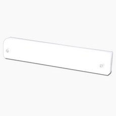 WONHA LED IS 壓克力方形乳白浴室照明無頻閃吸頂燈 20W, 白色