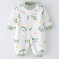 Bebeniz 新生兒動物臉純棉長袖連身衣