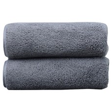 원이네 세면 타월 85g 면사, 그레이, 2개