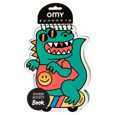 omy 貼紙活動書 CAR1, 1個, 恐龍(CAR11)