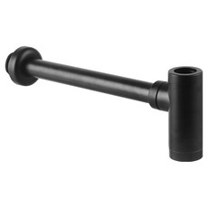 MIRINAE 洗臉盆彩色牆壁排水錘型存水彎 黑色, 1個