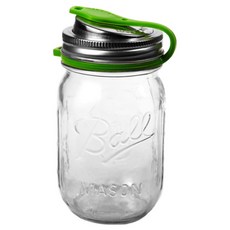 Ball 梅森 隨行玻璃梅森罐 窄口徑 綠色 32oz, 1個, 950ml