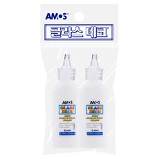 아모스 글라스데코 22ml, 흰색, 2개