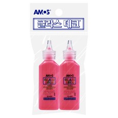 아모스 글라스데코 22ml, 빨강, 2개