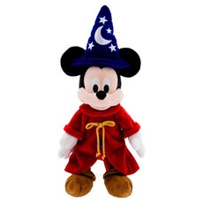 迪士尼商店 米奇與好朋友 幻想曲 魔法師 中型絨毛玩偶, 1個, 55.9cm, 米奇