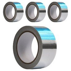 GUNU 알루미늄 호일 은박 테이프 폭 5cm x 길이 20m, 4개