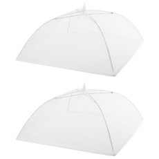 로커스 촘촘한 메쉬 식물커버 화이트 36cm, 2개